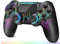 RUIZHI LED Controller für PS4 - Wireless Controller für Playstation 4 kompatibel mit Pro/Slim/PC, 1000mAh, mit Turbo/Dual Vibration/6-Achsen Gyro Sensor/Touchpanel, USB-C [2 Pack, Schwarz + weiß]