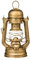 Thous Winds Retro Sturmlaterne, Memory Kerosin Laterne (Pilzkopf Version), Petroleum Lampe Outdoor mit Tragegriff, Perfekte für Camping, Wandern, Terrasse, Gartenabende, Picknick, Messing