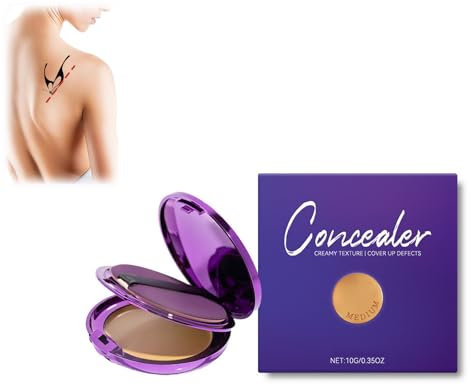 Evanesce Soft Matte Creme Concealer, Matt Concealer für Gesicht und Körper, wasserdichte Feuchtigkeitsfeuchtigkeitsfeuchtigkeitscreme für alle Hauttypen voll bedeckt (Natural)