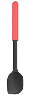 Mepal - Rührlöffel Chef it - Für antihaftbeschichtetes Kochgeschirr - Hitzebeständiges Silikon: bis zu 200°C - Spülmaschinengeeignet - Küchenutensilien - 32 cm - Coral