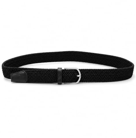Oypla Coco Equestrian Black Unisex Adult Woven Horse Riding Stretch Belt
