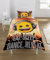 emoji Bettwäsche-Set, Poly-Baumwolle, Mehrfarbig, Einzelbett