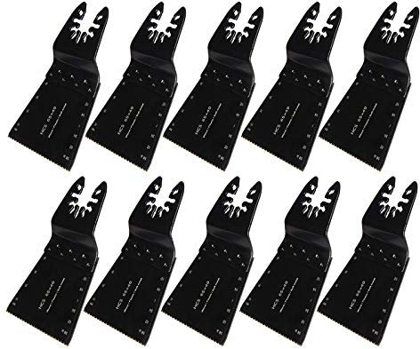10 hojas de sierra multiherramienta, cuchillas oscilantes, accesorios multiherramienta, juego de cuchillas para cortar madera