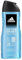 ADIDAS Men After Sport Gel de ducha 3 en 1, cuerpo, cabello y cara, 6 unidades (6 x 400 ml)