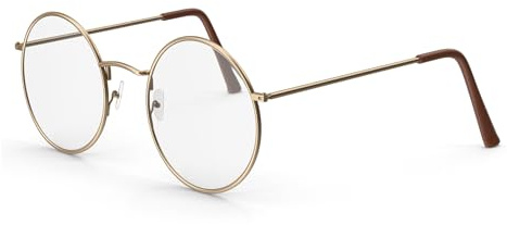 TK Gruppe Timo Klingler 3x Weihnachtsmannbrille Nikolausbrille Brille Nikolaus rund für Nikolauskostüm, Weihnachtsmannkostüm - Verkleidung