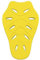LS2 820641PTB02 Protector de espalda, unisex, amarillo, L