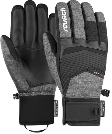 Reusch Skihandschuhe Herren & Damen | sehr warm, wasserdicht & atmungsaktiv | Winterhandschuhe mit Klettverschluss & Softshell, für Ski, Outdoor & Freizeit, Größe 6,5-11, Venom R-TEX XT