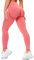 RIOJOY Scrunch Butt Leggings Damen High Waist Seamless Push Up Booty Leggins Hose für Sport Yoga Fitness Gym Workout, Rosa S