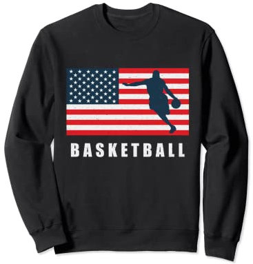 Basketball 2021 USA Team Sports Fan Amerikanische Flagge Geschenk Sweatshirt