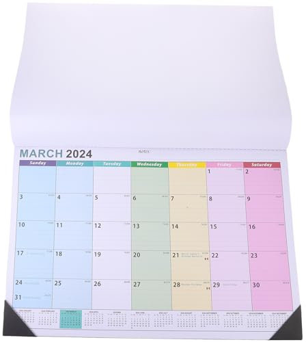 Ciieeo 1 Stück 2023 Schreibtischkalender Notizblockkalender 2022 Haushaltskalender-anhänger Kalender Zum Aufhängen An Der Wand Tischkalender 2021-2022 Papier Ewiger Kalender Einfach Büro