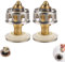 2pcs Bouchon D'évier De Salle De Bain Universel, Bouchon De Vidange D'évier, Bouchon De Vidange D'évier Pop-up, Bouchon De Vidange De Baignoire, Bouchon De Fuite De Tête D'eau De Lavabo Pour Drains De