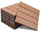 Ansobea WPC Terrassenfliesen Fliesen, 30x30 Holzfliesen 11er Set für 1m²,Balkonfliesen in Holzoptik,Balkon Bodenbelag mit Klicksystem,Terrassendielen Wasserfest für Balkon & Terrasse(Braun)