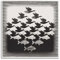 DryNda M. C. Escher Poster Himmel und Wasser Wandkunst Malerei Leinwand Geschenk Wohnzimmer Drucke Schlafzimmer Dekor Kunstwerke 40 x 40 cm