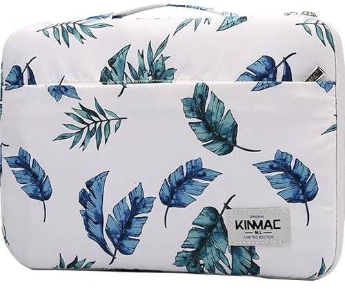 Kinmac 360° Full Cushioned Protective Water Resistant Laptop Sleeve case Bag For 15.6 inch and 16 inch Laptop (Banana leaf)