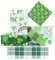 6 Blatt doppelseitiges Geschenkpapier zum St. Patrick's Day, Geschenkpapier, Geschenkpapier, Kunstpapier für Kinder, Jungen und Mädchen, St. Patrick's Day, Hochzeit, Geburtstag, 68 x 50 cm