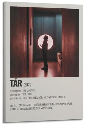 Tár Leinwand-Poster, Wandkunst, dekoratives Wohnzimmer-Poster, Schlafzimmer-Poster, 60 x 90 cm, Rahmenstil