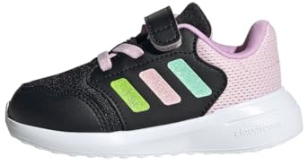 adidas Unisex Baby TENSAUR Run 3.0 Shoes Infants, Core Black/Clear Mint/Clear Pink, 21 EU