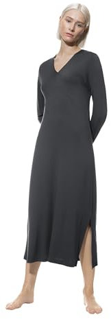 Mey Nachtwäsche Serie Pure Chic Damen Nachthemden Thunder Grey S(S)