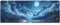 Mauspad XXL 700x300x3mm Landschaft Gaming Mauspad Moon, Verlängertes Schreibtischauflage Großes Mauspad Spezielle Oberfläche Wasserdicht und rutschfest Gummibasis Gaming Zubehör für Home Zimmer Deko