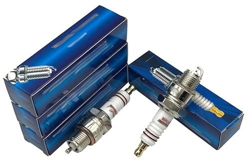 FWRCCMJ 10PCS Iridium Zweitakt-Außenbord-Yacht-Zündkerze SP7HIR, kompatibel mit W7BC BR7HIX IWF22 W22FPU10 BP7HIX BPR7HIX BP7HS B7HS-10 BR7HS B6HS(Iridium Resistor)