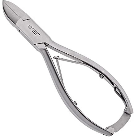 OTTO HERDER NAGELZANGE - Extra scharfe Fussnagelzange für starke Fußnägel 14 cm Pediküre Nagelknipser für Fußnägel und Fingernägel, Fußnagelzange aus 100% rostfreiem Edelstahl