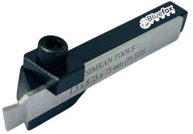 Mini Lathe Parting Tool Cut Off Holder 8MM with HSS Blade 1.5 X 8.25 X 73MM for CNC Milling Cutting Semi-Finishing and Finishing Machining | Suits Myford & Mini Lathes