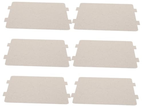 CHICAMPERA 6pcs Microwave Waveguide Cover Oven Parts Oven Supplies Replacement Accessory