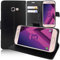 COPHONE Handyhülle Schwarz Kompatibel Samsung Galaxy A3 2017 A320 Hülle Leder, Samsung Galaxy A3 2017 Klapphülle Handytasche Case für Samsung Galaxy A3 2017 Handy Hüllen