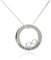 Personalisierte Infinity Unendlichkeitszeichen Anhänger Halskette, 925 Silber mit Gravur als Namenskette Familienkette mit Namensgravur