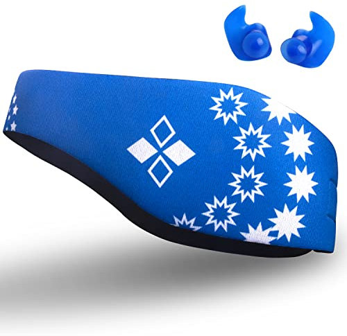 Swimming Headband, Ear Band Protection, Adjustable Neoprene Guard for Hair and Ears - Kids, Toddlers and Adults