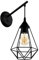 EGLO Wandlampe Tarbes, 1 flammige Vintage Wandleuchte im Retro Look, Material: Stahl, Farbe: Schwarz, Fassung: E27