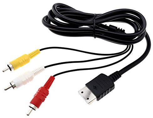 Create idea Câble d'affichage Remplacement RCA AV TV 1.8M d'alimentation pour Sega Dreamcast