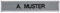 PACOTEX Namensschild bestickt mit eigenem Namen personalisiert Stickschild in vielen Größen und Farben mit Klett (100x20mm, silber reflektierend)
