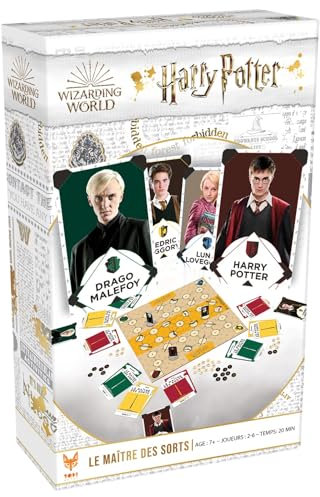 Topi Games | Le Maître des Sorts Harry Potter | Jeυ de Cartes et Mémoire | Jeυ Sorts Magiques | Épreuves du B.U.S.E | 2 à 6 Joueurs | Dès 7 Ans | 20 Min | Jeυ Enfant Sorcier | Version Française