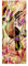 Holzbild - Bunte Collage - Tukan - Hochformat 5:2 120cm x 48cm
