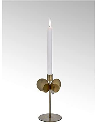 Lambert - Kerzenhalter, Kerzenständer - Hervee - Eisen - Farbe: Bronze - (ØxH) 10,5 x 26 cm