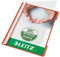 Leitz A4 Standard Schnellhefter, 25er Pack, 30% Pre-Consumer Recycling-Kunststoff, Hefter für A4-Blätter, 60 Blatt Kapazität, Ideal als Dokumententasche für Schule oder Büro, Hellrot, 41910020