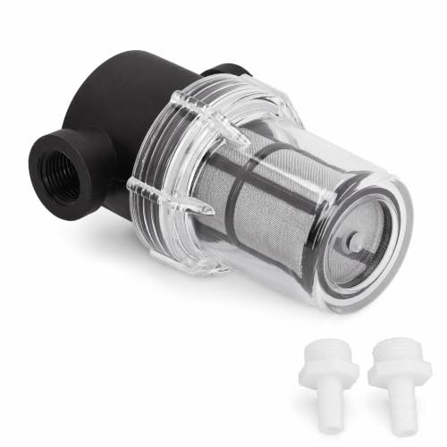 Twist-On Pipe Strainer, Beer Inline Filter Strainer 150 Micron 100 Mesh Water for Sediment for Pressure Washer Inlet Water