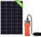 Pompe à puits solaire, ensemble de pompe à puits profond solaire 120W, pompe submersible 12V (96 W) avec panneau solaire 120W pour arrosage, pompage
