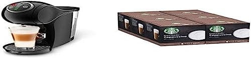 De'Longhi Nescafé Dolce Gusto, Genio S Plus Black + 72 Starbucks Cappuccino Coffee Pods