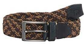 Redbridge Geflochtener Gürtel Elastisch Flexibel verstellbar Unisex Stretchgürtel Camel-Braun 100