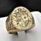 PAIHUIART Ring Ringe Damen Bijouterie Frauen Schmuck Damenring Eheringe Totem Schild Anker Blitz Ring Modeschmuck Hochwertiger Ring 11 Gold