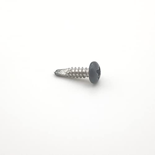 Bohrschrauben 4,2 x 16 mm RAL 7016 grau anthrazit Zylinderkopf Ph Edelstahl A2 100