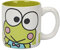 Bioworld Hello Kitty Keroppi - Tazza in ceramica bianca, 453 ml