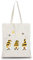 CREATCABIN GNOME Bee Baumwoll-Einkaufstasche Canvas 100% Baumwolle Wiederverwendbare Strandtasche Sommer Umweltfreundlich Ästhetisch DIY Handwerk Multifunktional Für Frauen Geschenke Alltag 34x38cm