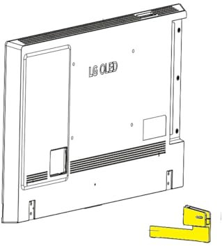 Piede Sinistro Televisione AAN30041910 LG