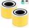 XTPOINT 2 Pack Core 300 Pet Care Replacement Filter for LEVOIT Core 300 Core300-P Core 300s VortexAir Air Purifier,H13 3-in-1 HEPA and Activated Carbon,Core 300-RF-PA (Yellow)