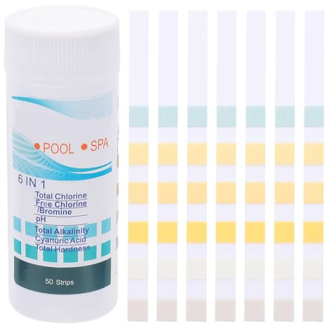 Yardwe 100 Bandes De Test Professionnelles Qualité De L'Eau Pour Piscine Spa Aquarium DéTecteur De Ph Et Phosphate Outil De Test Rapide Et PréCis