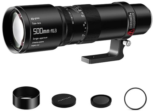 TTArtisan 500mm F6.3 Super teleobiettivo focale manuale full frame per Canon con attacco fotocamere RF EOS R RP R5 R5C R6 R6II R3 R8 R7 R10 R50 R100