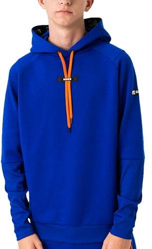 MTV Herren X Capelli Sport Hoodie Elevate Kapuzenpullover Oversized Pullover Top für Gym und Freizeitkleidung Sweatshirt, Königsblau, Large